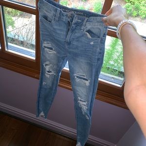 American Eagle ripped jeans
